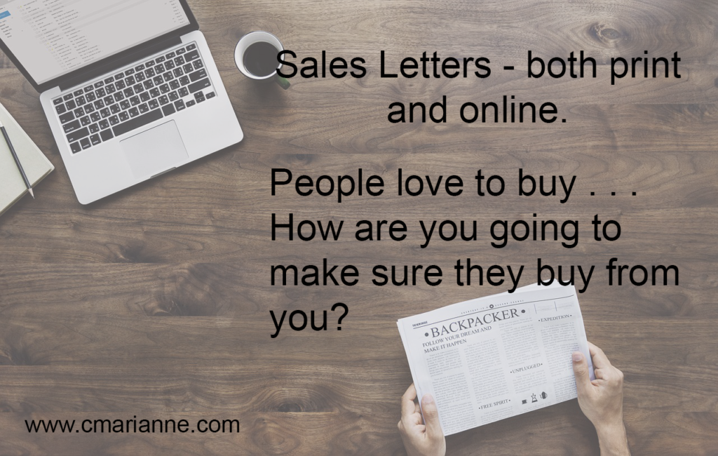 Sales Letters and copywriting